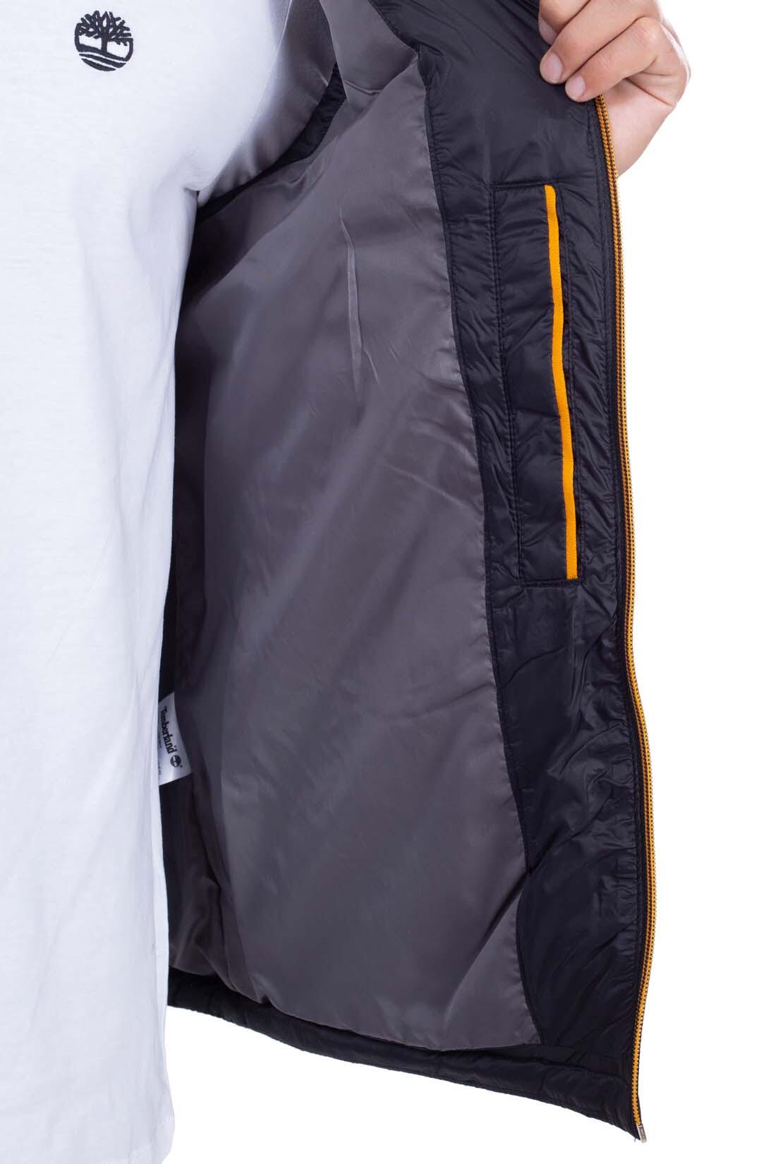 Gilet smanicato imbottito - Uomo - Regular fit - Motivo logo - Nylon 5/5