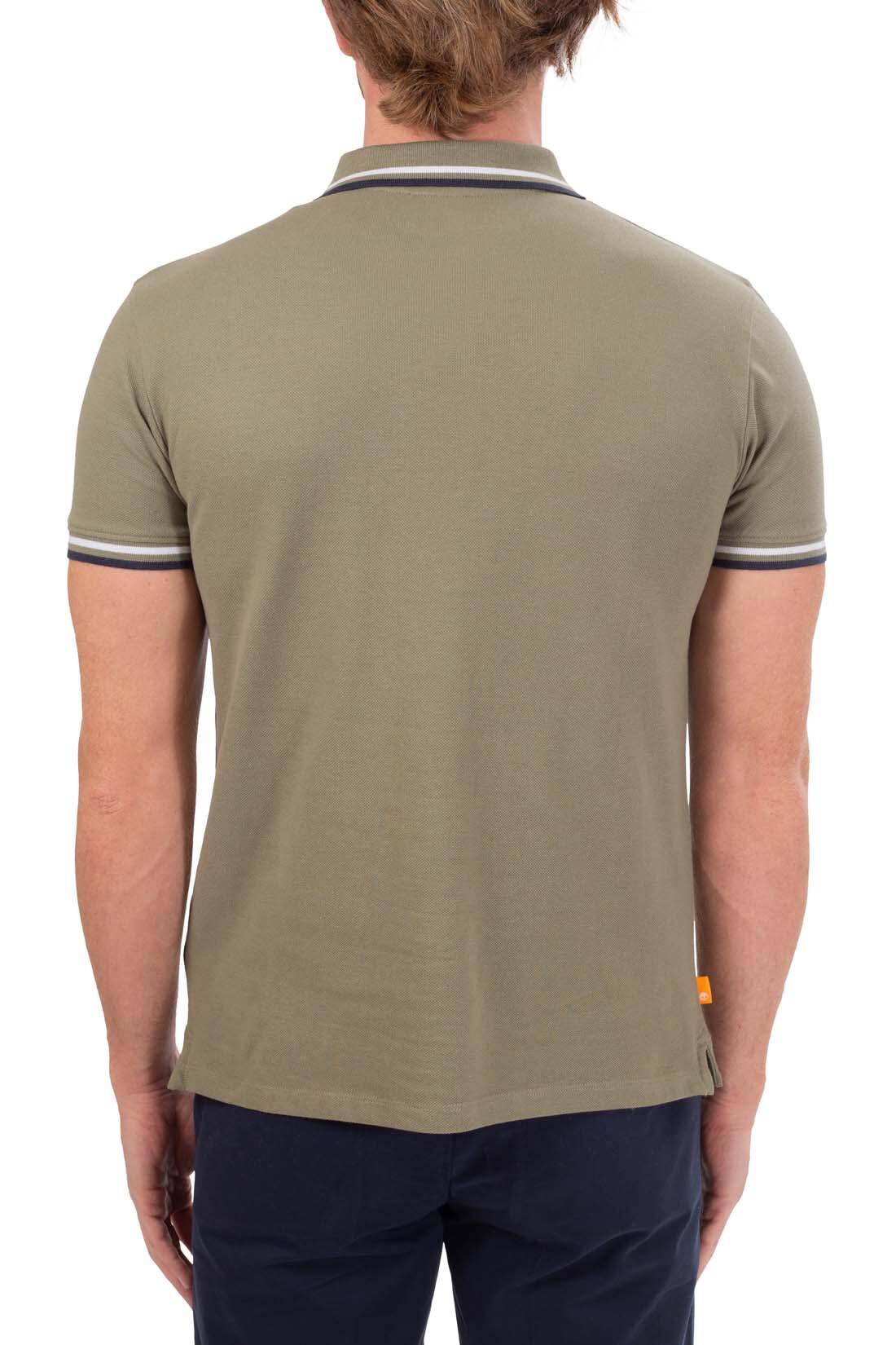 Polo uomo slim con profili a contrasto  - Taglia M 3/4