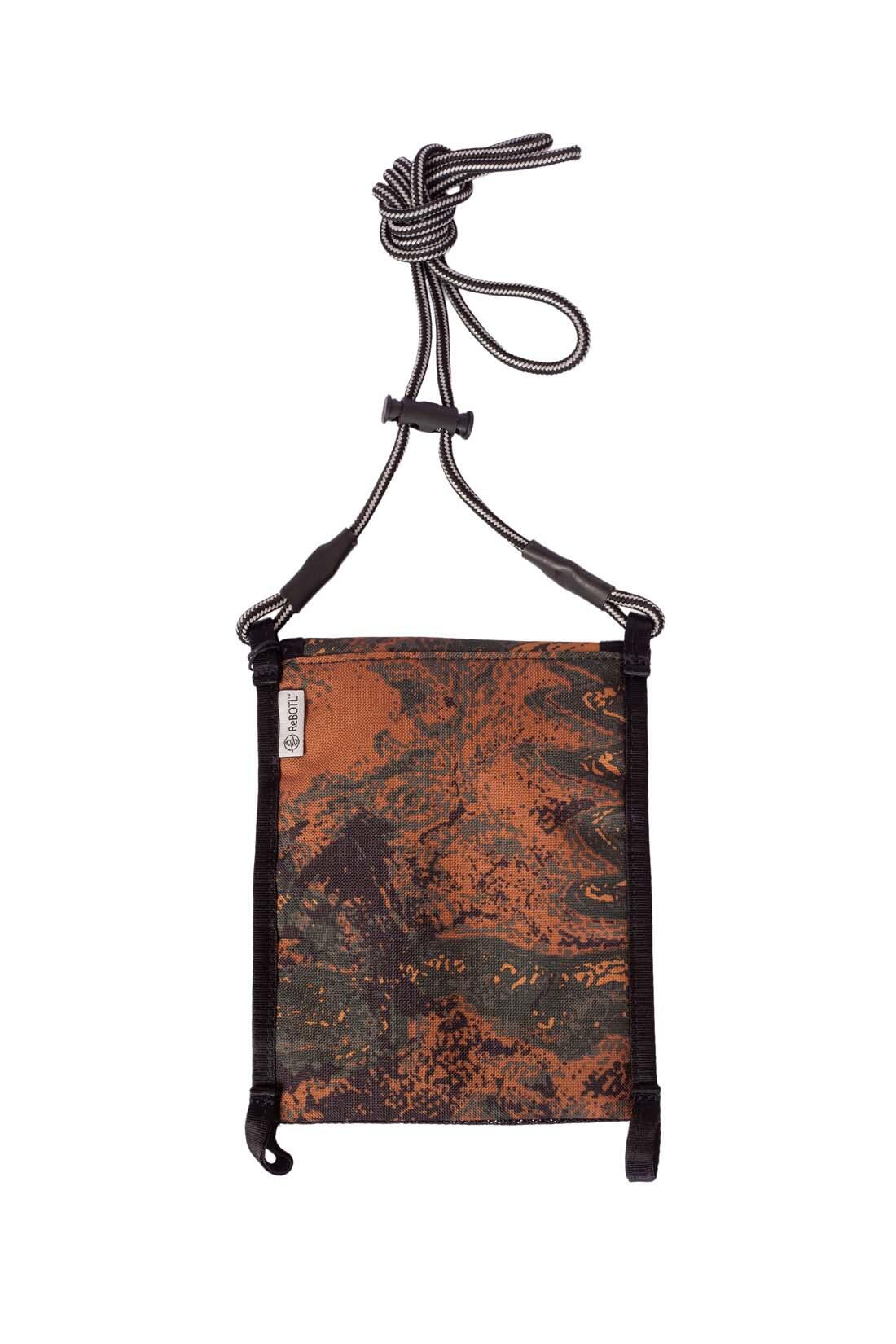 Mini reporter uomo camouflage con patch logo - Misura One size 3/5