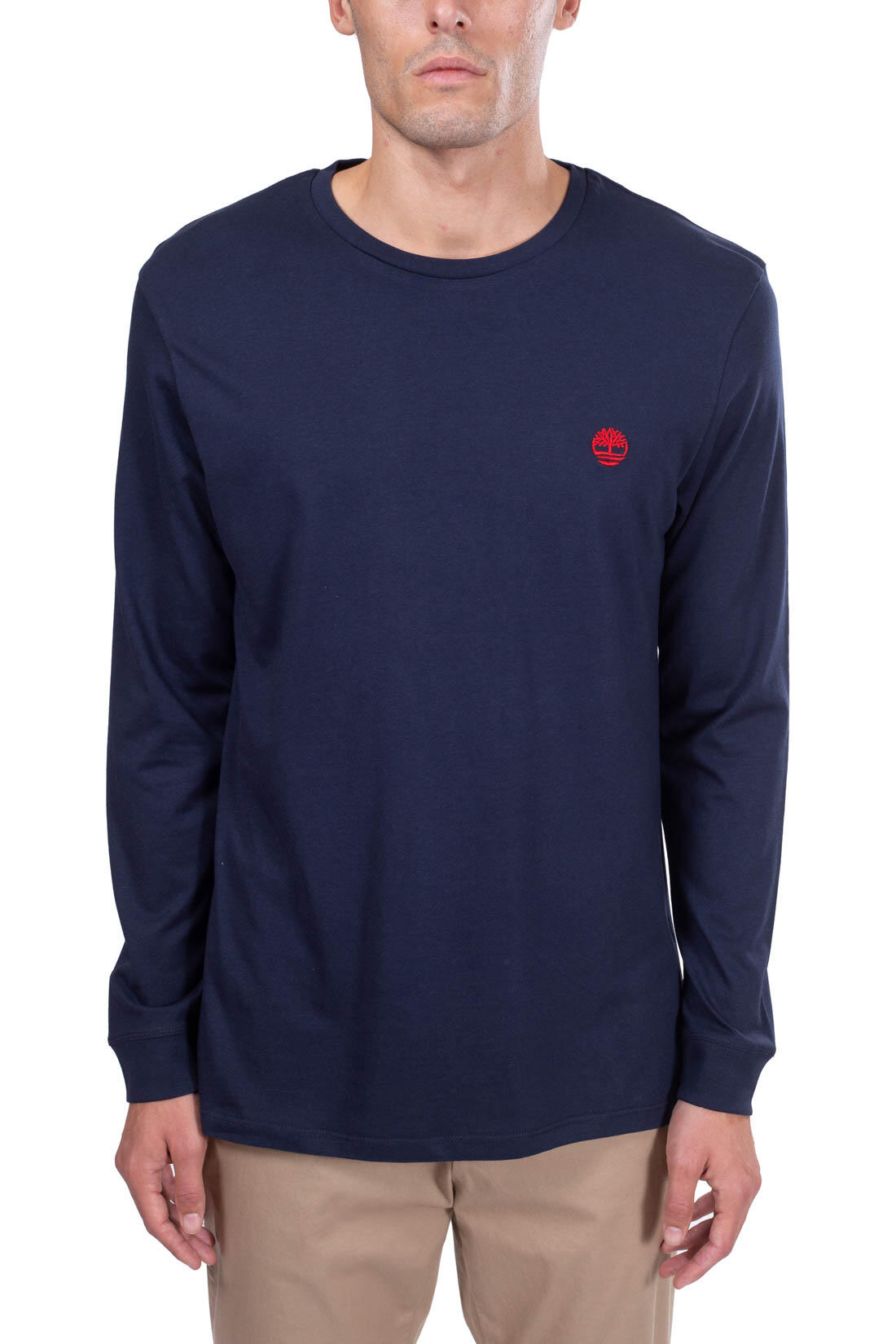 T-shirt uomo basic con polsini e logo 2/4