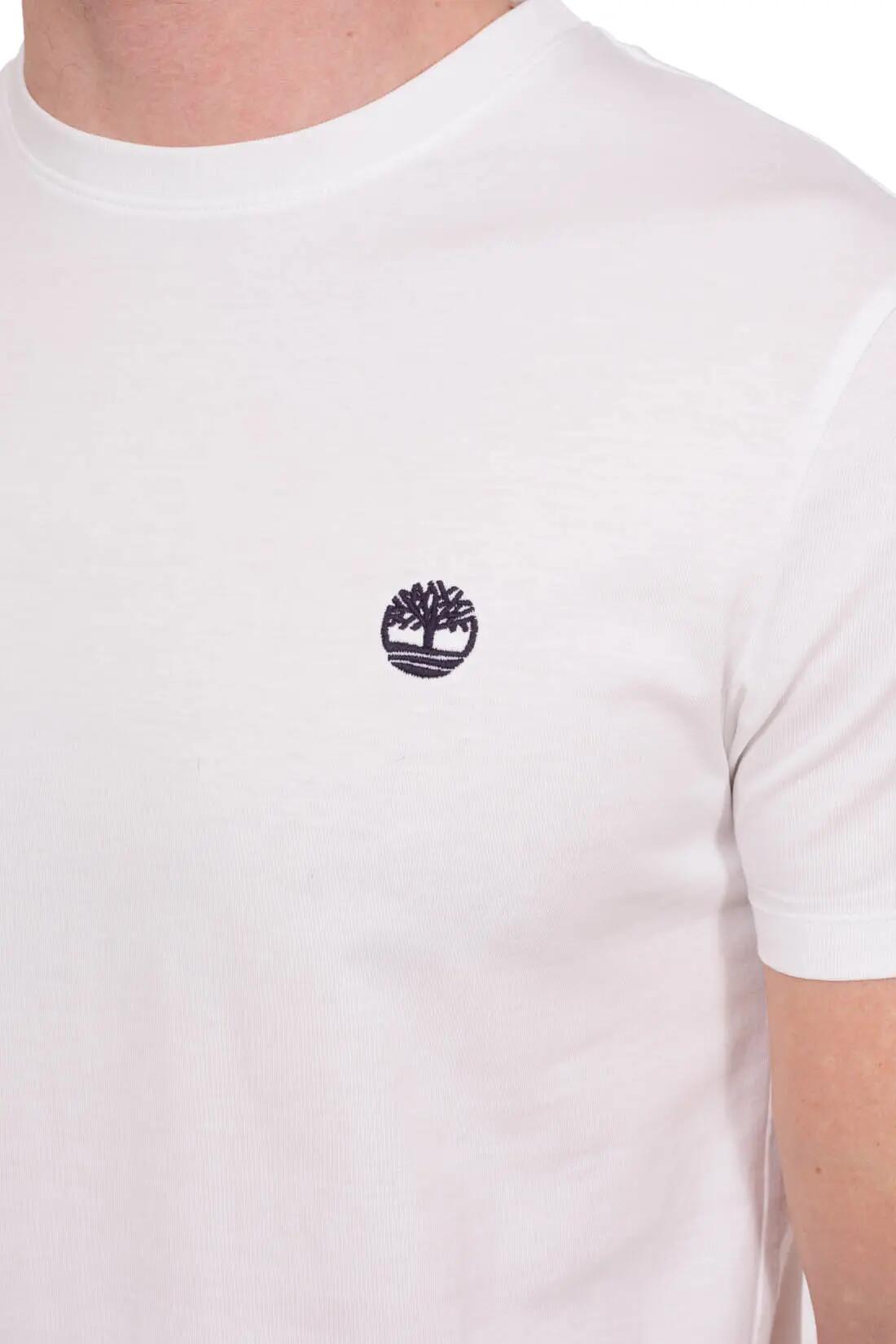 "River" TShirt für , Rundhalsausschnitt Herren Weiß 4/5