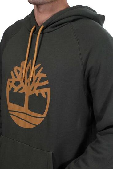 Felpa uomo con cappuccio e logo