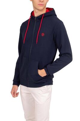 Felpa uomo con zip e cappuccio