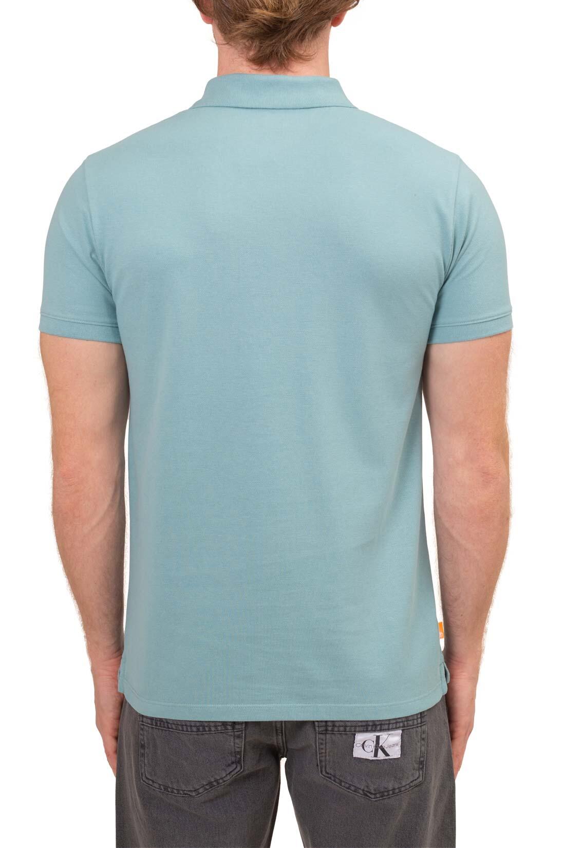 Polo uomo slim basic con logo  - Taglia S 3/4