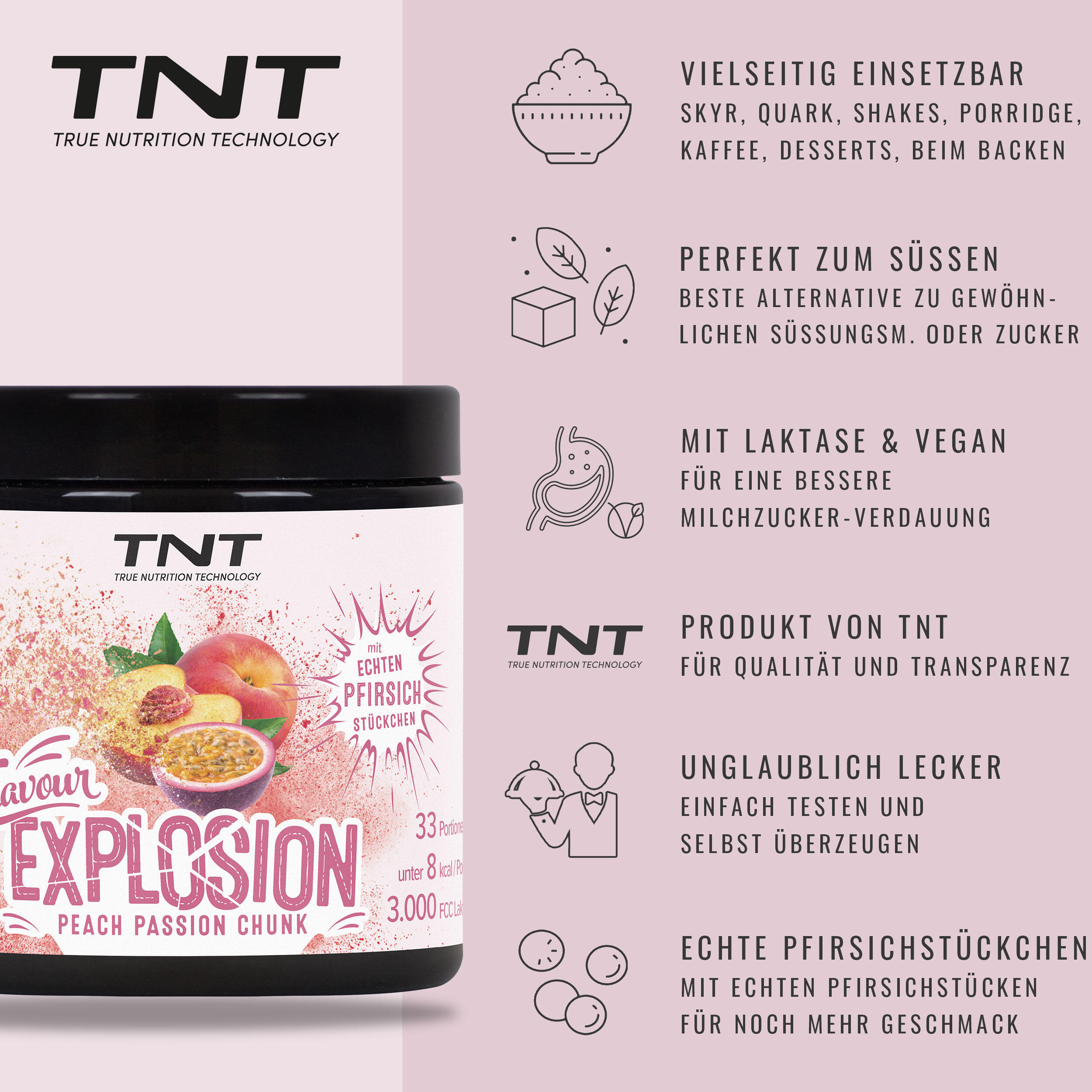 Flavour Explosion - genießen ohne schlechtes Gewissen - Peach Passion Chunk 5/6