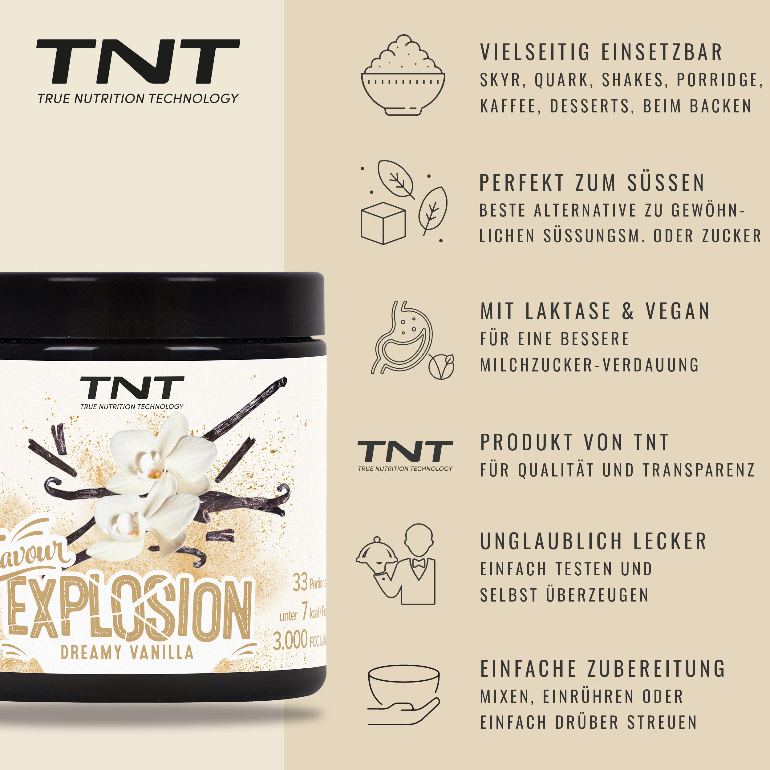 Flavour Explosion - genießen ohne schlechtes Gewissen - Dreamy Vanilla 5/6