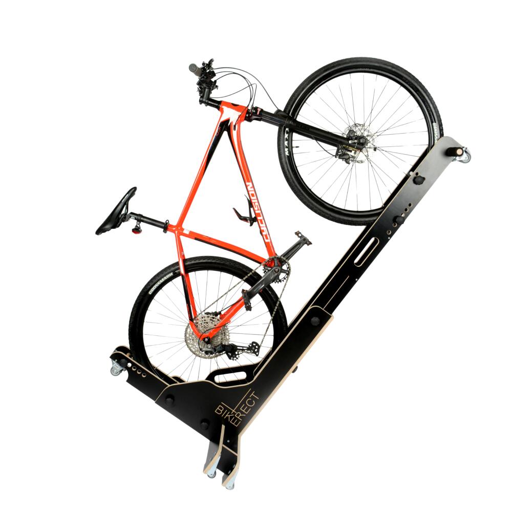 Bikerect - stojan/věšák na kolo z březové/bukové překližky 3/6
