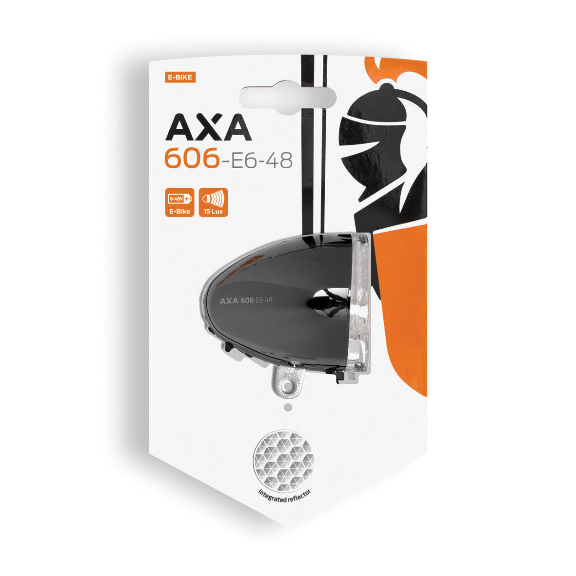 Axa phare E-Bike 606 6-48V LED noir chromé AXA NL 92915396SC StVZO 4/4