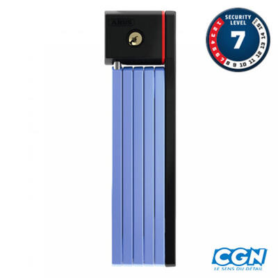 Abus bordo ugrip 5700 - veilig vouwslot 80 cm in blauw