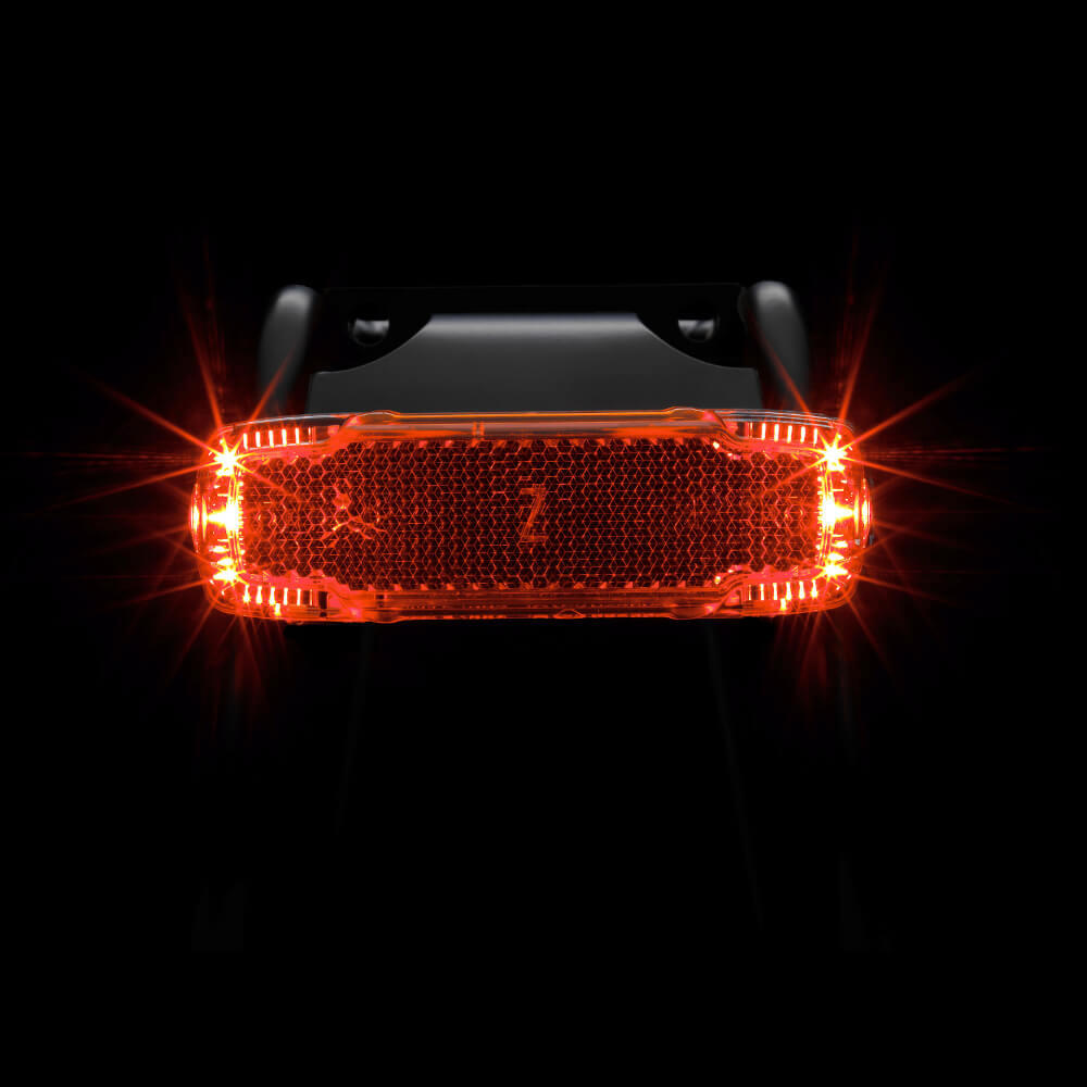 luce posteriore a batteria per portapacchi interasse viti Busch & Müller Topligh 6/6