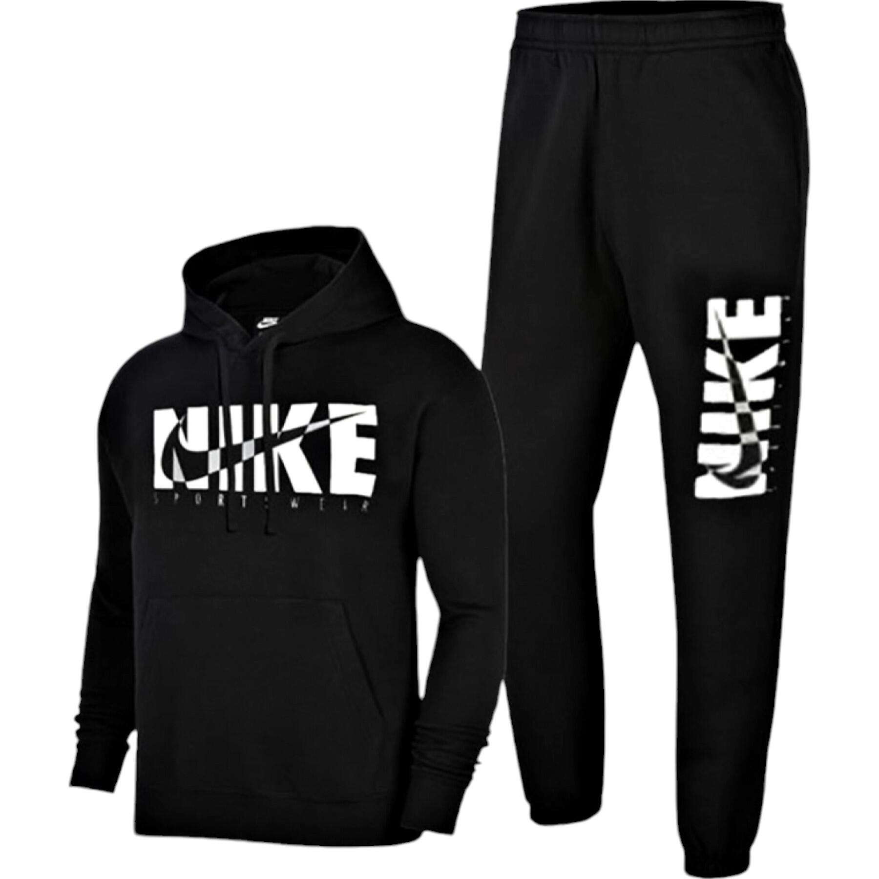Nike Mens Full Tracksuits Bottom Set Pullover Hoodie Sweatshirt