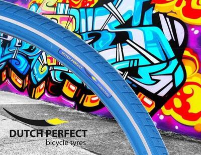 Dutch perfect 28 x 1.40 anti-lekband in blauw met reflectie
