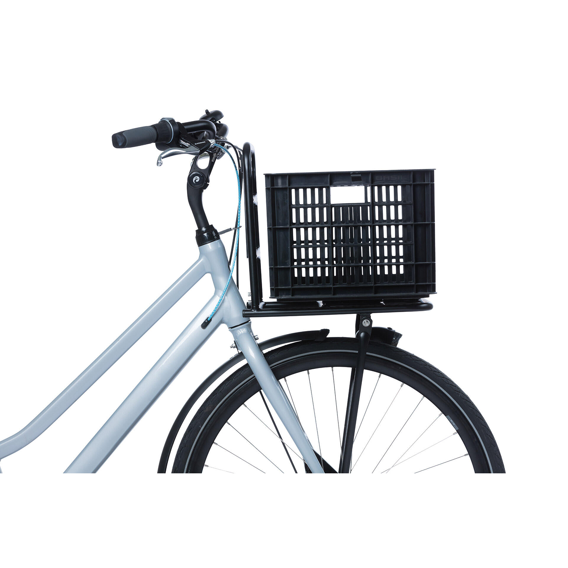 Basilikum Fahrradkiste M - 29,5 Liter - Schwarz 4/7