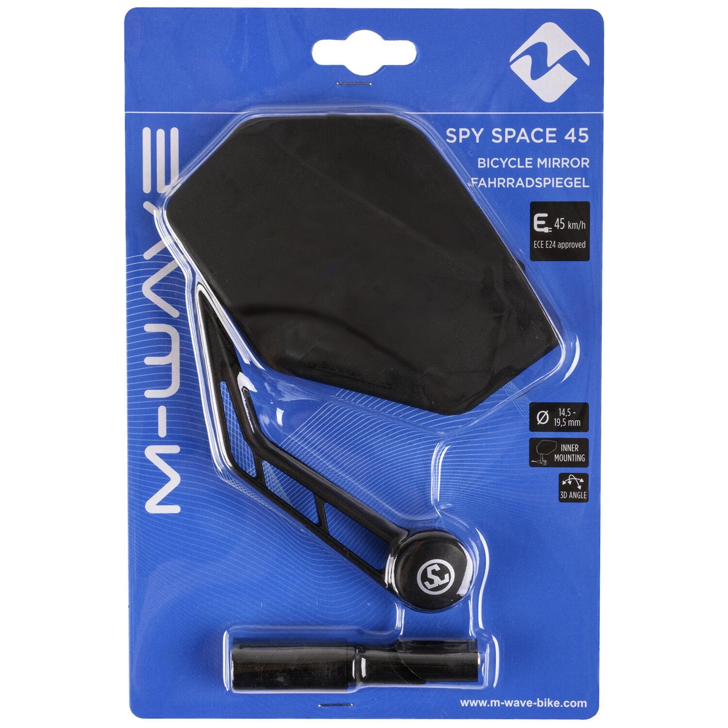 M-Wave Rétroviseur Spy Space 45 noir 2/4