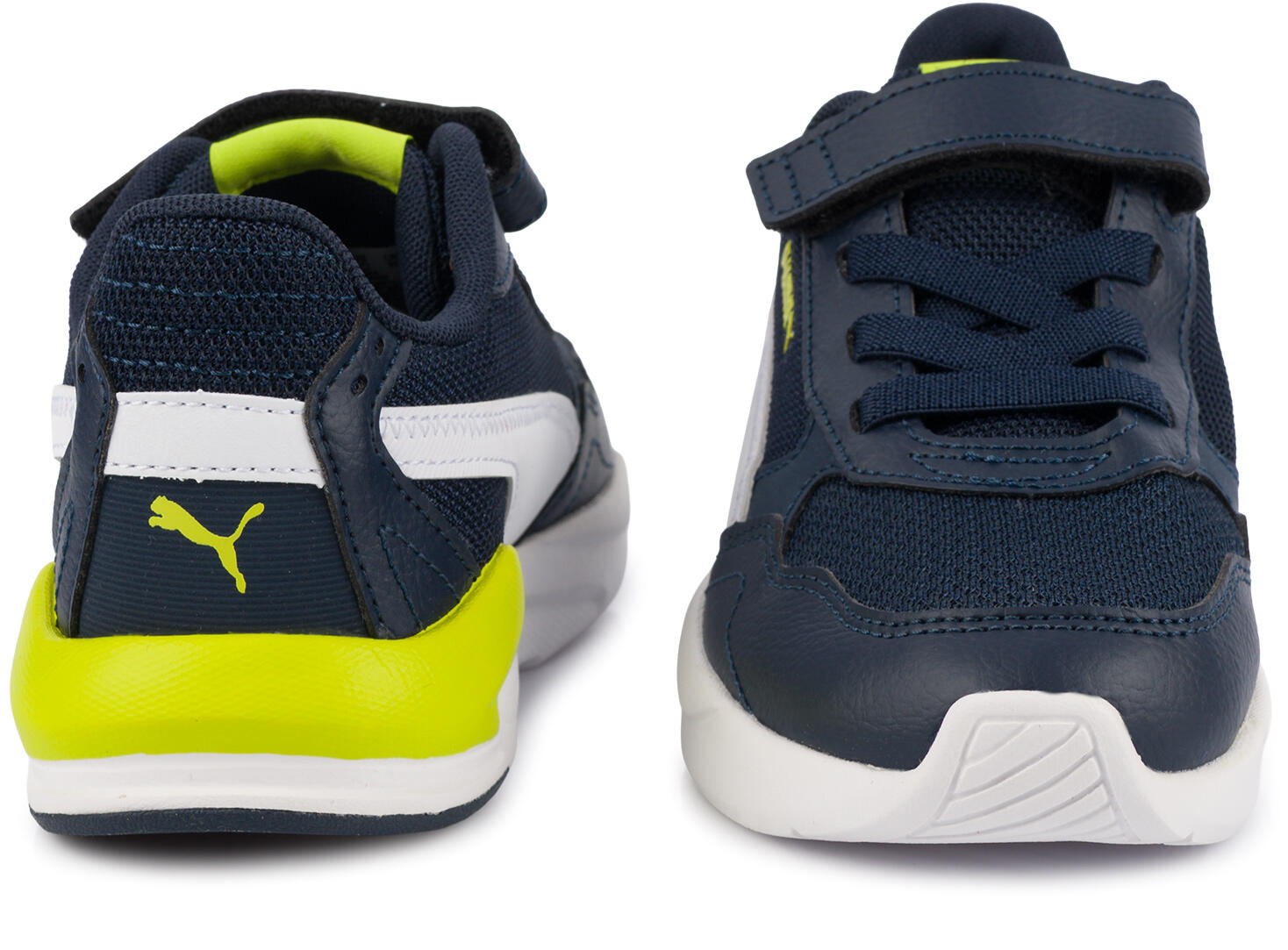 Buty sneakersy dziecięce na rzep granatowe PUMA X-RAY SPEED LITE AC PS 5/6