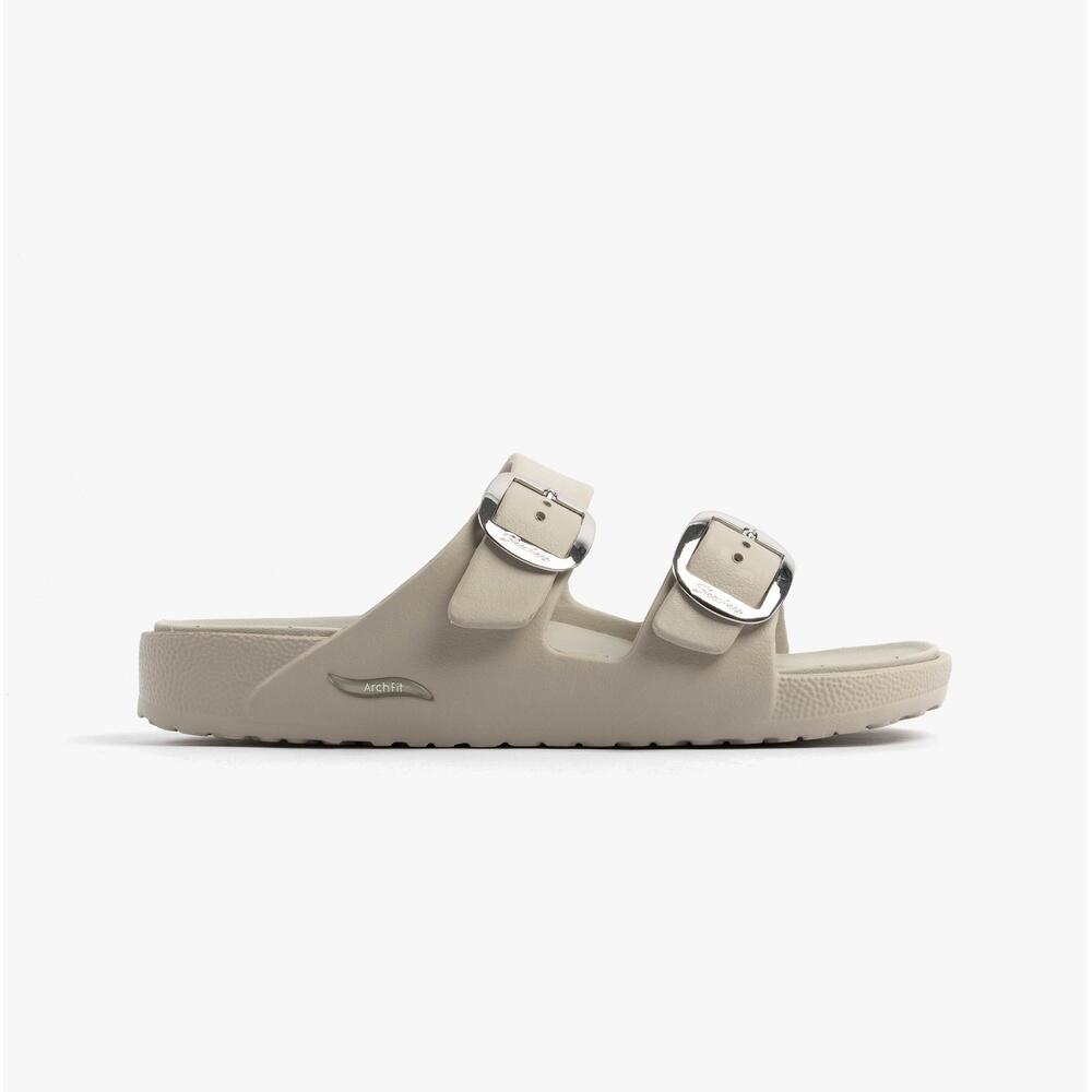SKECHERS Sandálias Skechers Mulher Arch Fit Cali Breeze - Gold Star Branco