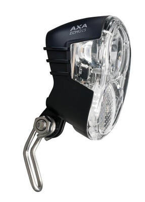 Koplamp echo switch aan/uit dynamo 15 lux zwart