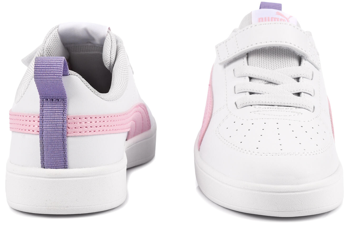 Buty sneakersy dziecięce dla dziewczynki białe ekoskóra PUMA RICKE AC PS 5/7