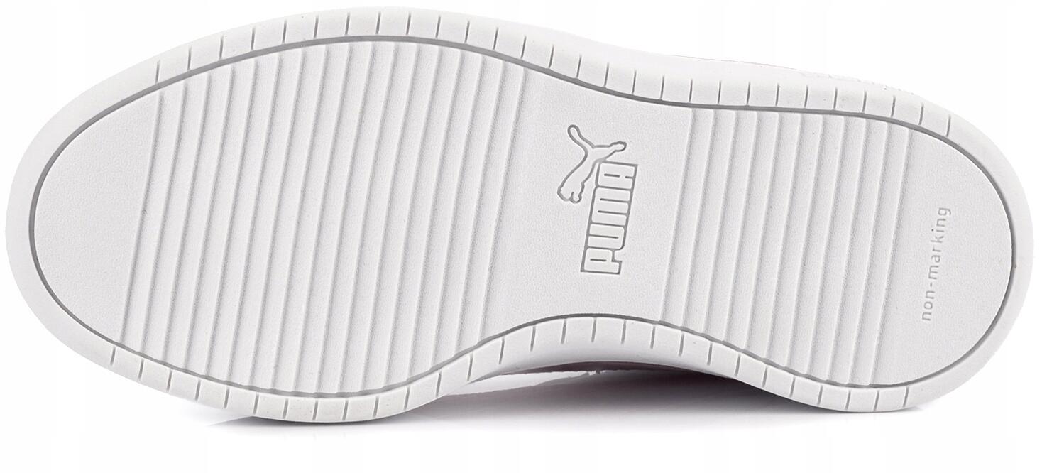 Buty sneakersy dziecięce dla dziewczynki białe ekoskóra PUMA RICKE AC PS 6/7