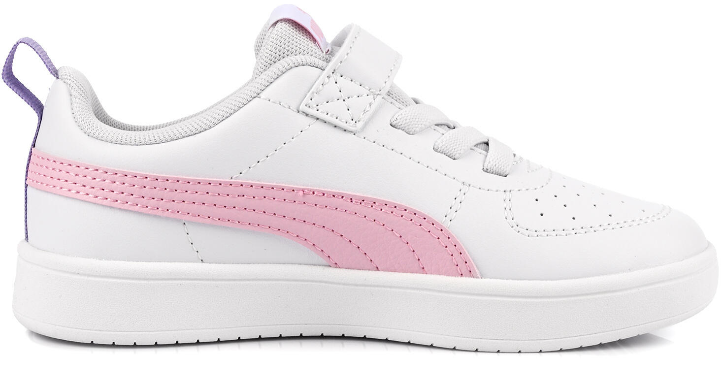 Buty sneakersy dziecięce dla dziewczynki białe ekoskóra PUMA RICKE AC PS 3/7
