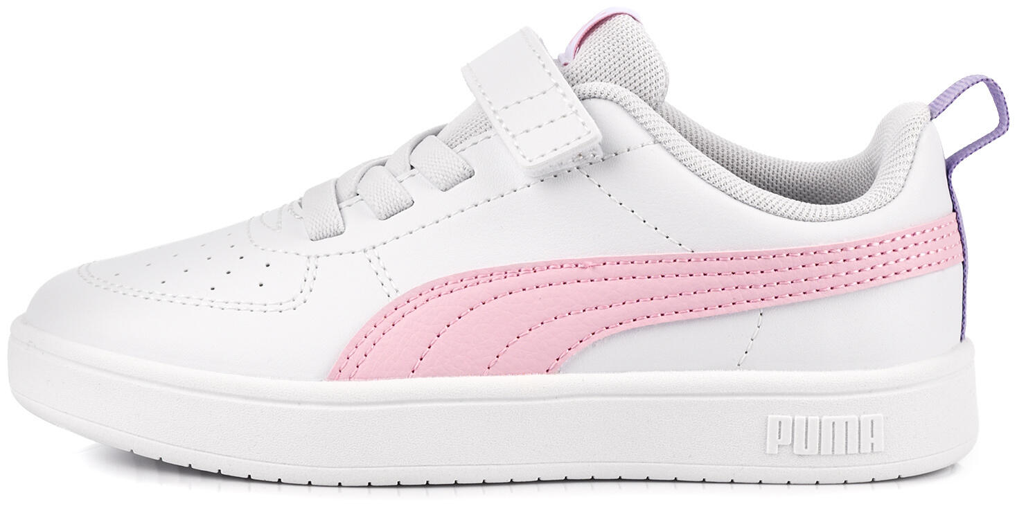 Buty sneakersy dziecięce dla dziewczynki białe ekoskóra PUMA RICKE AC PS 2/7