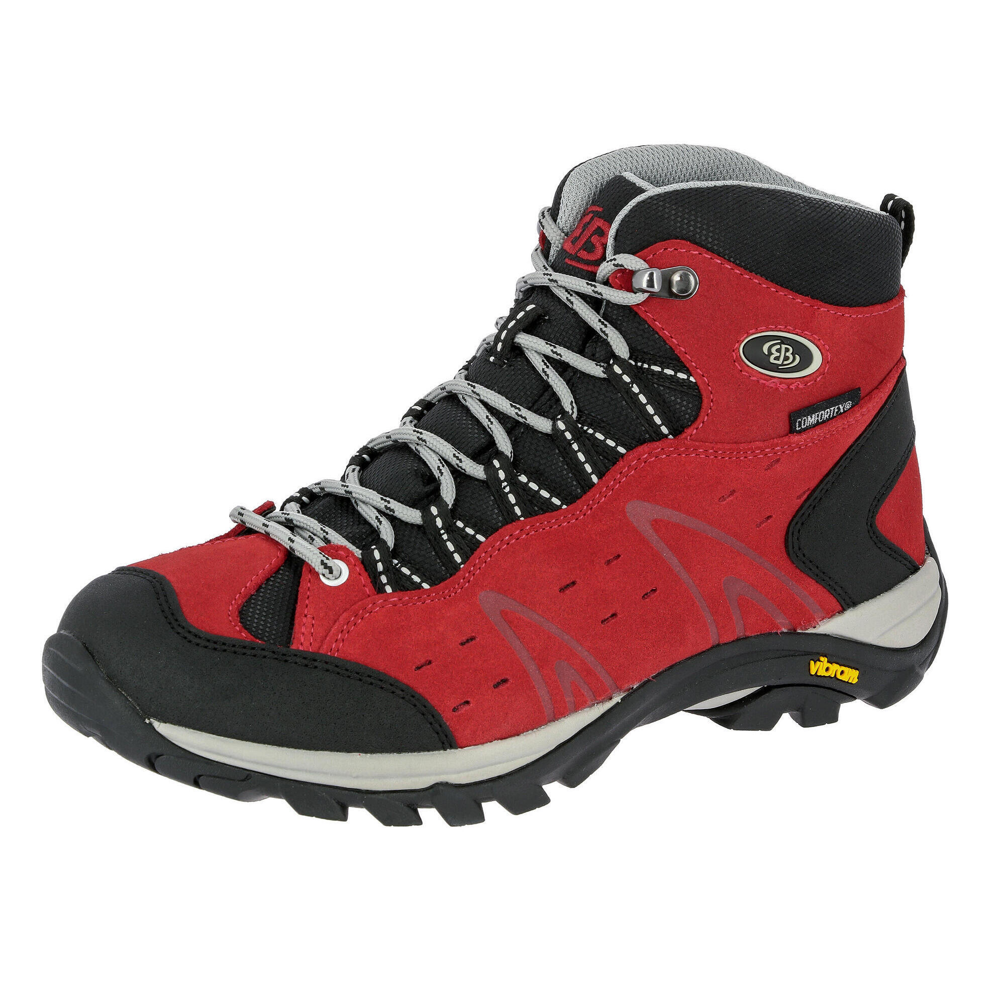 Brütting - Chaussure De Randonnée Imperméable Et Respirant Femmes Brütting Mount Bona High - Chaussures De Sport - Rouge - 43 - Decathlon
