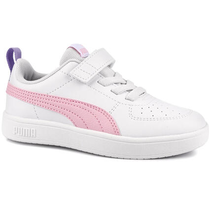 Buty sneakersy dziecięce dla dziewczynki białe ekoskóra PUMA RICKE AC PS