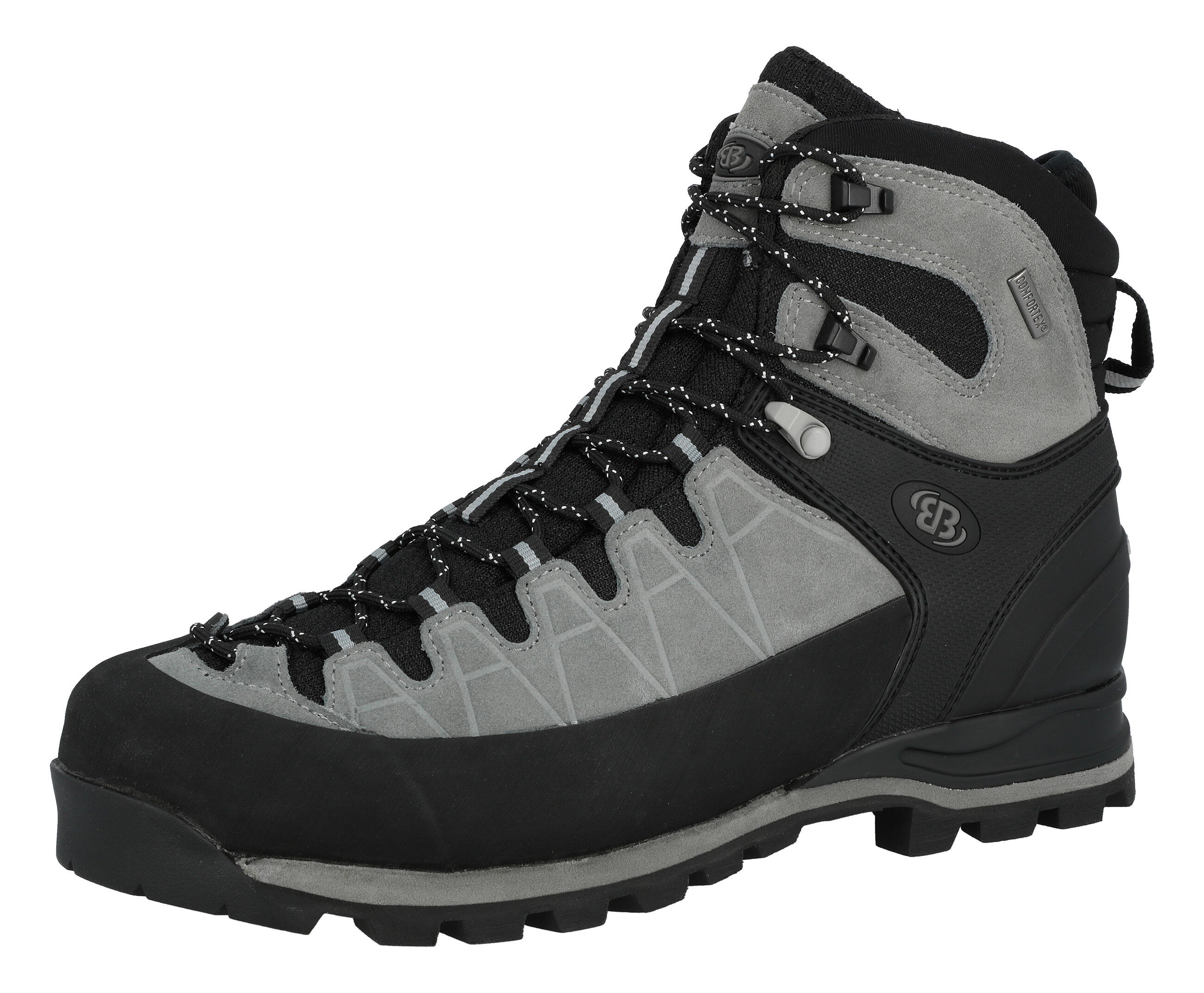 BRÜTTING Turistické boty Mount Tasman s membránou Comfortex – černo-šedé