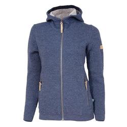Gilet en laine Morel Hood FM pour femme - Bleu Denim