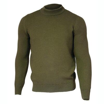 Maglia girocollo ECO Ash - 100% lana merino biologica - Verde