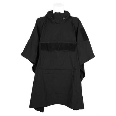 Poncho Outbreak - Taglia unica - Soft Shell - Nero