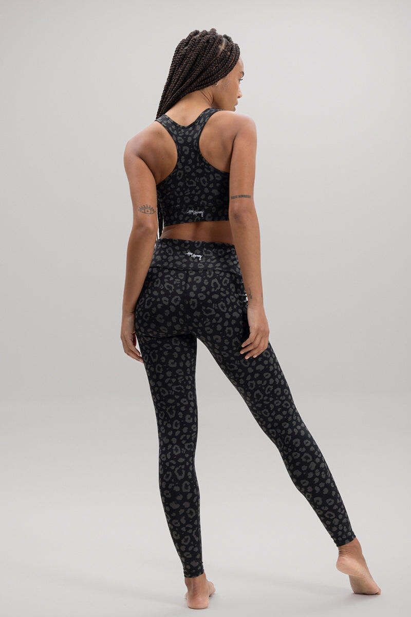 Leggings LEO Black mit formgebendem Komfortbund 2/5