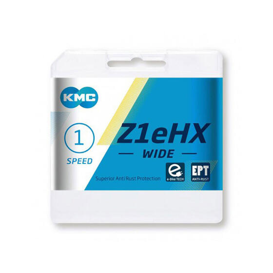 KMC Chaîne de vélo Z1Ehx 1/8 Wide Ept 112 maillons 3/7