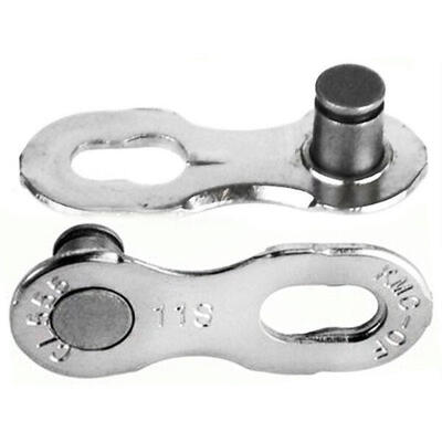 KMC Missinglink 11R EPT Silber 2 Stück f. Ketten 5.65mm.11-f..re-usable