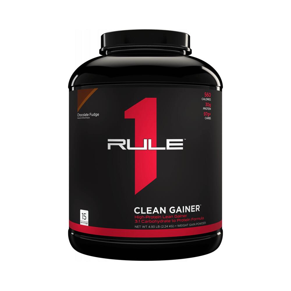 RULE1 Rule1 R1 Clean Gainer (4,8lbs) Chocolate Fudge - Gewichtstoename
