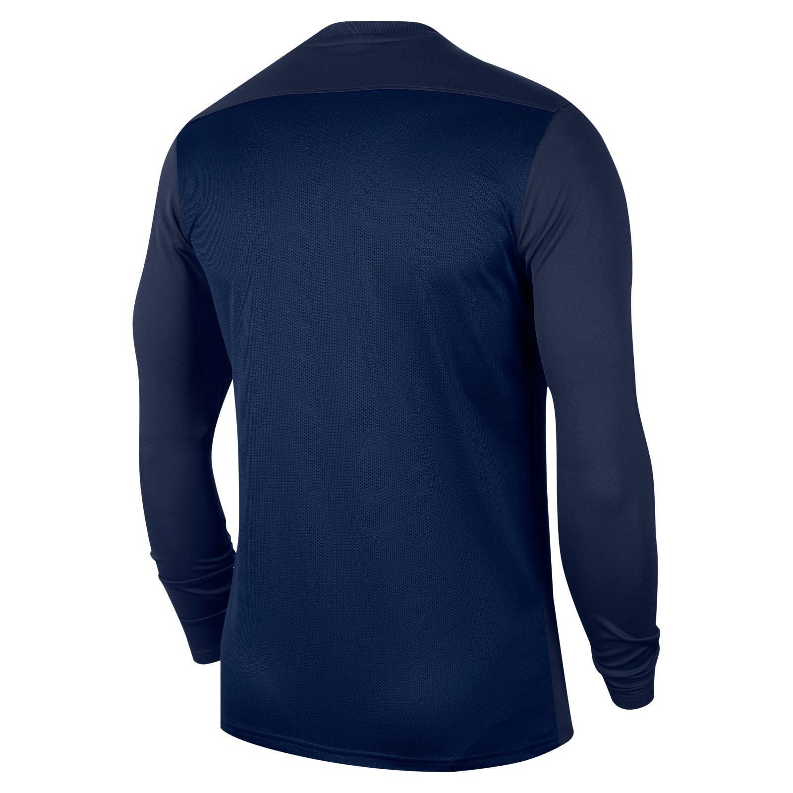 Nike Heren T-shirt met Lange Mouwen - Dry Park VII in Middernacht Blauw 5/6