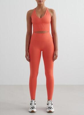 Donna Yoga Leggings Senza Cuciture Beige