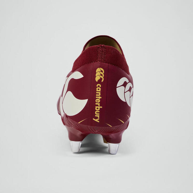 Ghete cu crampoane Canterbury Speed Falcon Pro SG roșu bordeaux