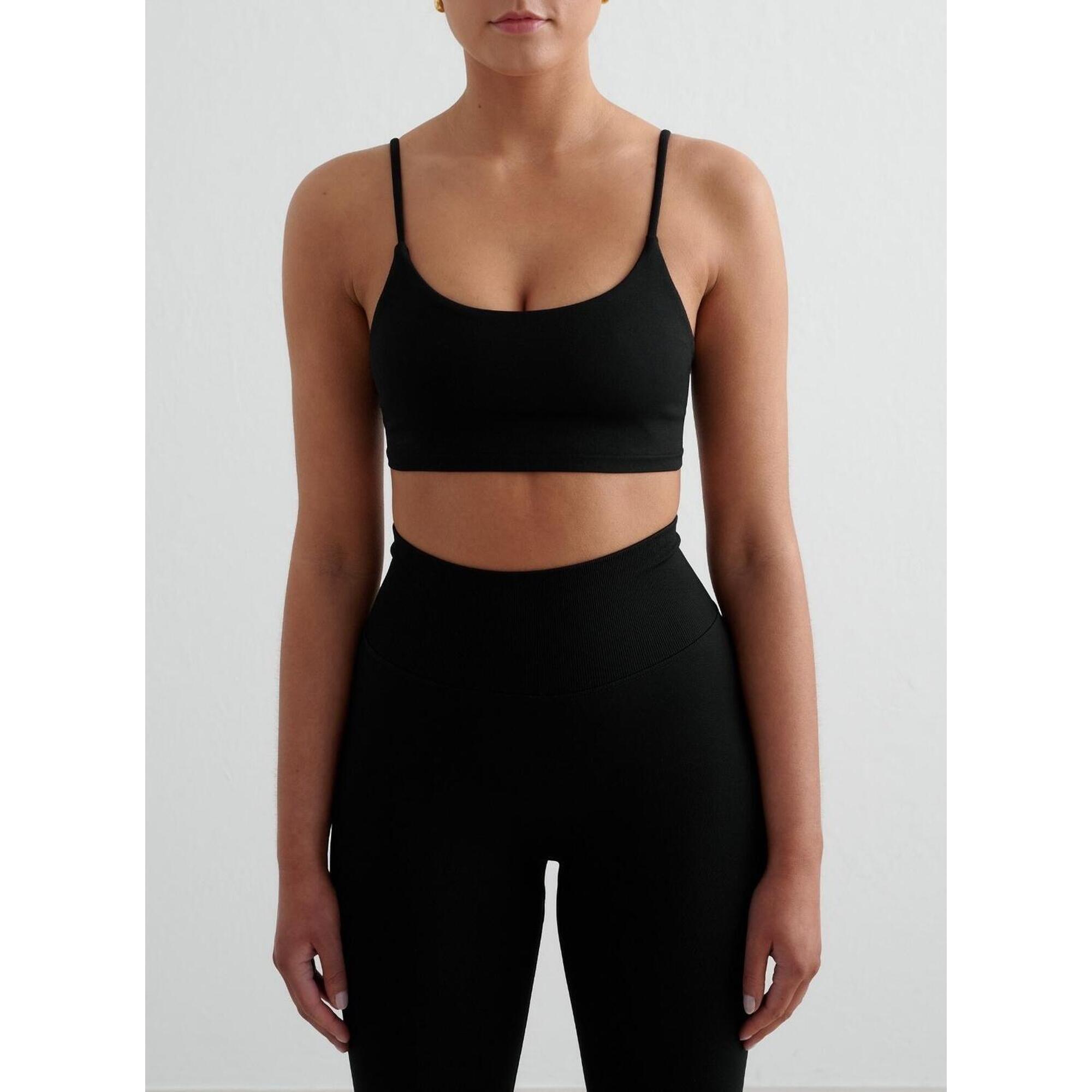 Aim'n - Femme Soutien-gorge De Sport Maintien Léger Noir - Brassière - Noir - 40 M - Decathlon