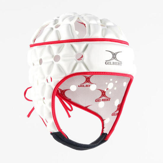 Casque de rugby Gilbert Air Blanc pour adulte