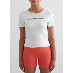 Femme T-shirt Extensible et Évacuant l'humidité Blanc