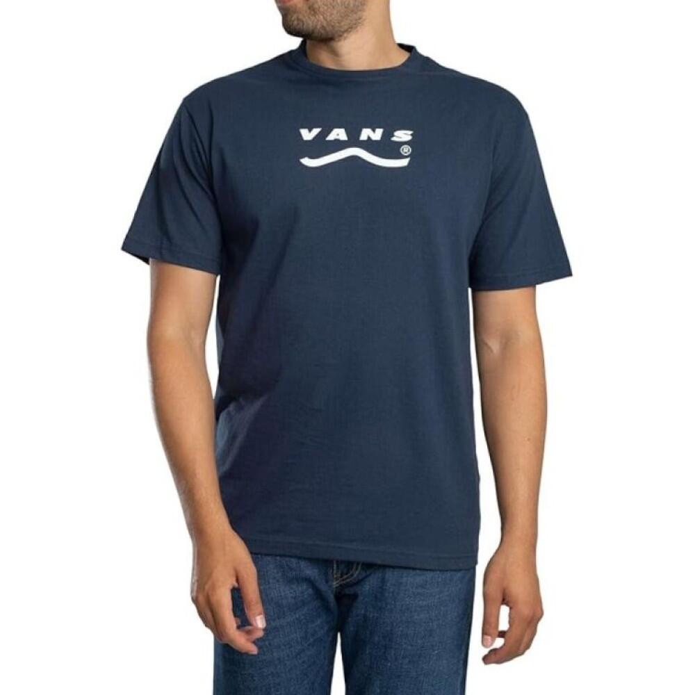 Camiseta Casual Hombre Vans Determined SS VN000PEYNAV Azul Marino 2/3