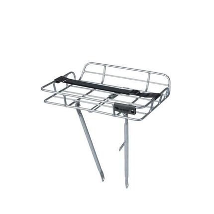Porte-bagages Portland pour roue avant, argenté
