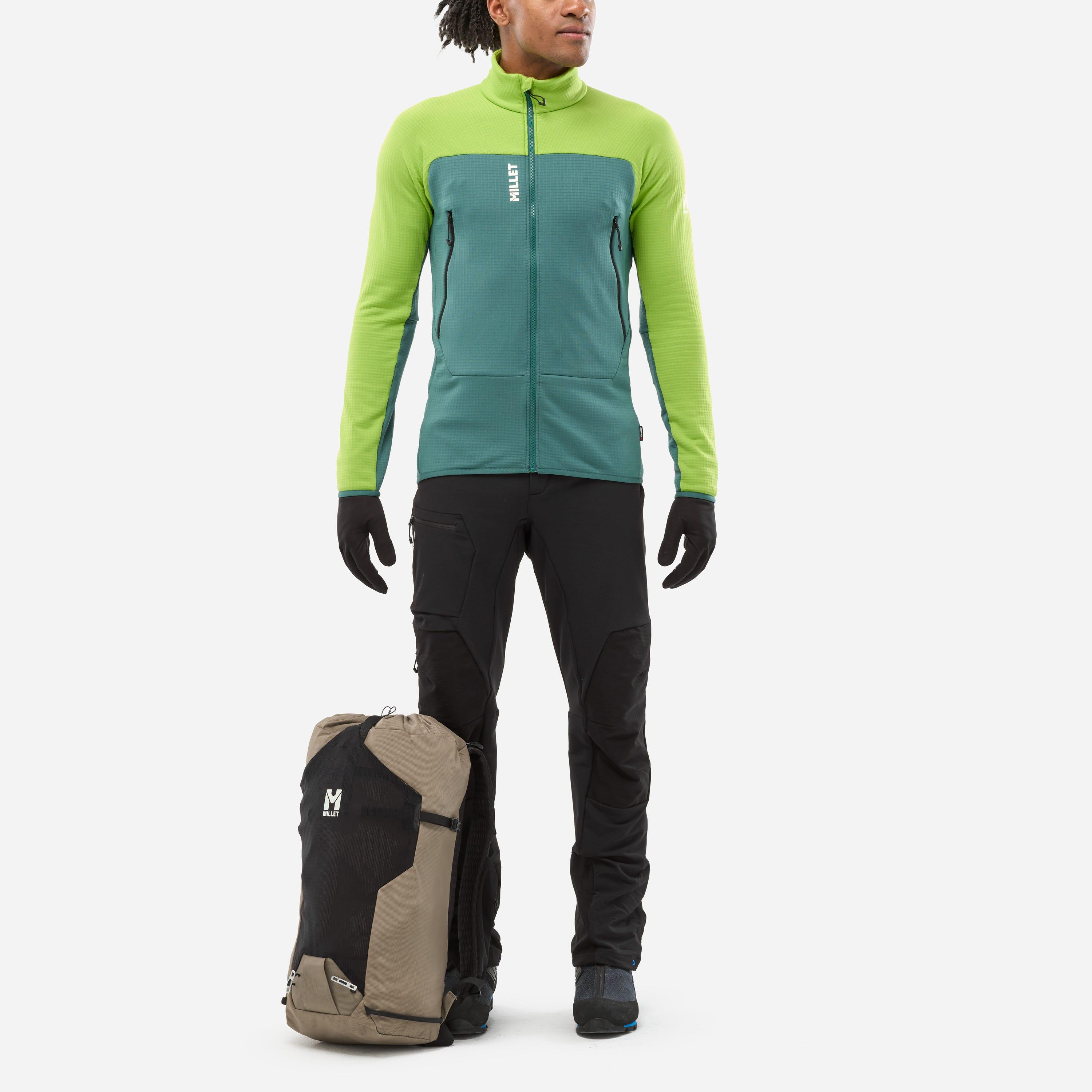 Herren Bergsteigen Fleecejacke  FUSION GRID 2/5