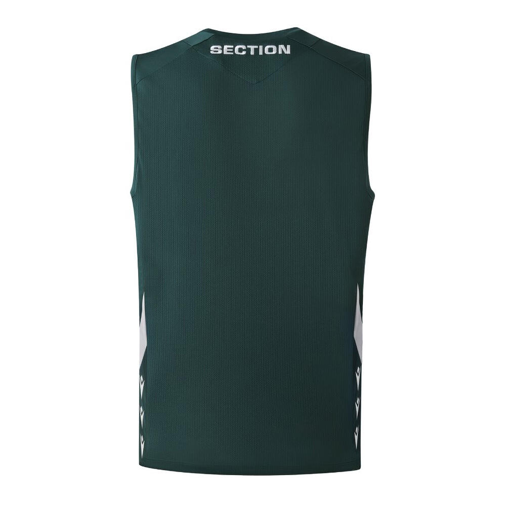 6 Canottiere Da Allenamento In Rete Traspirante – Ad Asciugatura Rapida, Senza Maniche, Per Calcio Basket E Sport Di Squadra, Colore Verde, Taglie M-XL