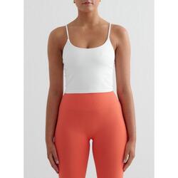 Femme Yoga Débardeur à Bretelles Sans Couture Marron