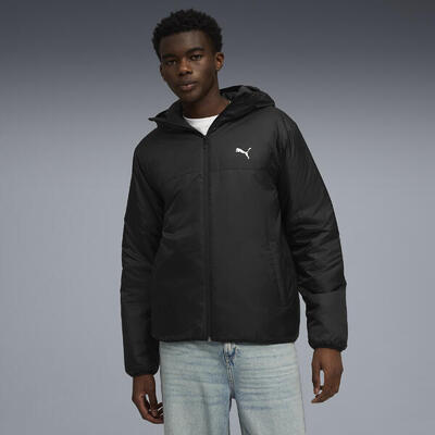 Essentials licht gewatteerd jack voor heren puma black