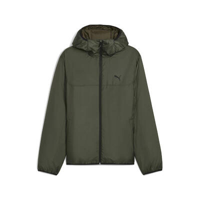 Essentials licht gewatteerd jack voor heren puma dark olive green