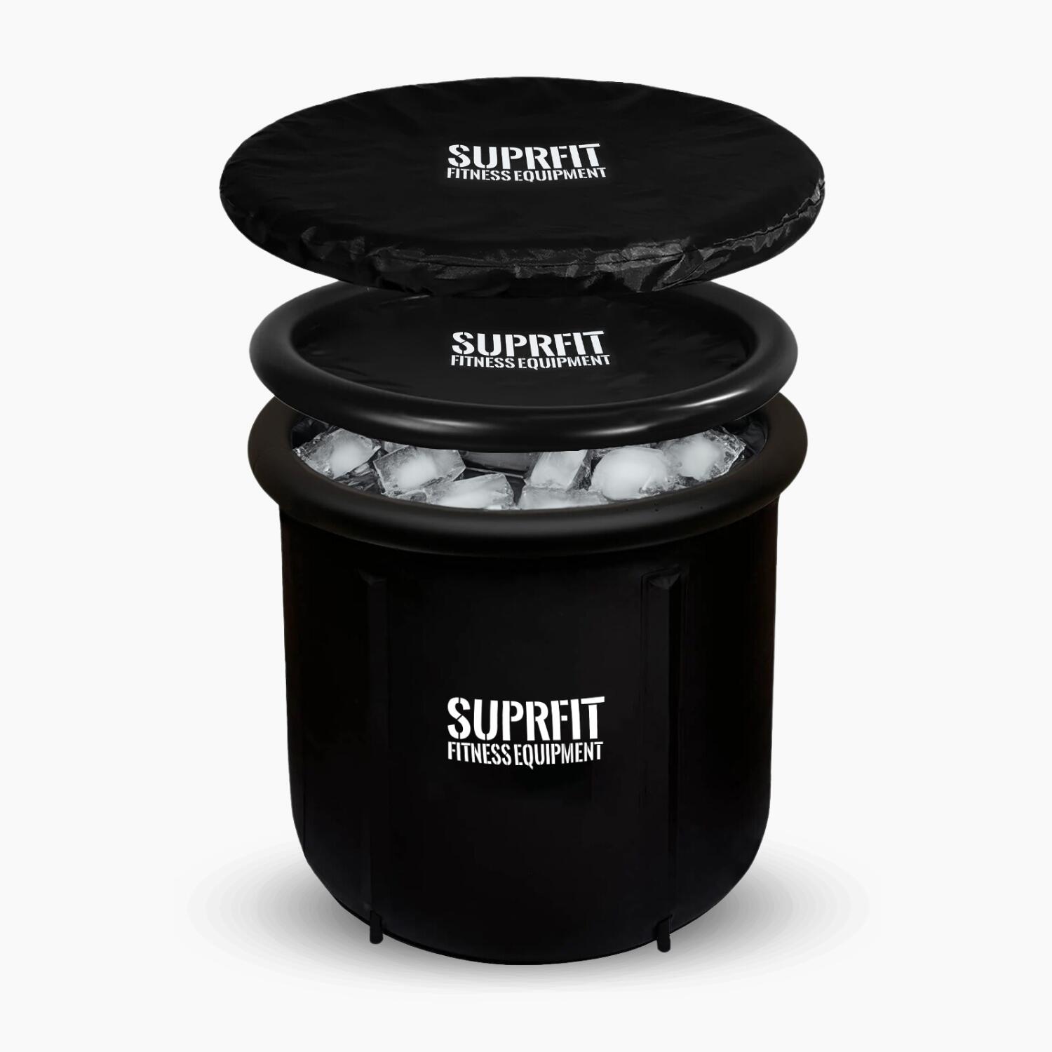 Suprfit Ice Tub Vasca per Bagno di Ghiaccio con Set di Blocchi di Ghiaccio (6 pe 3/6