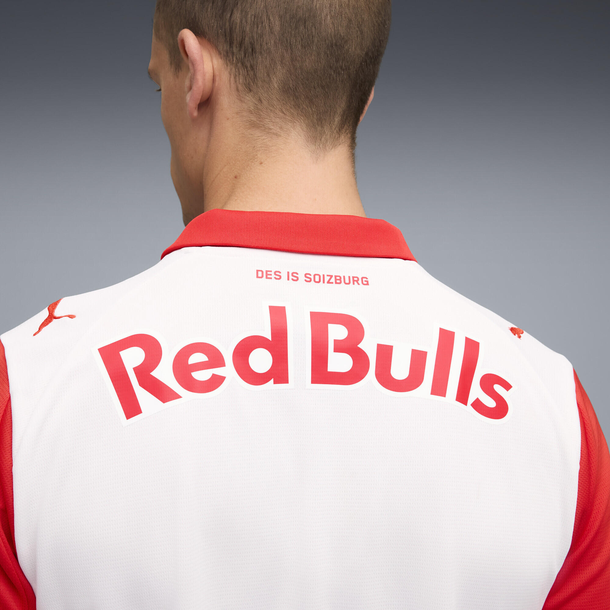 T-shirt futebol homem respirável Fc Red Bull Salzburg 25/26 Heimtrikot PUMA 3/7
